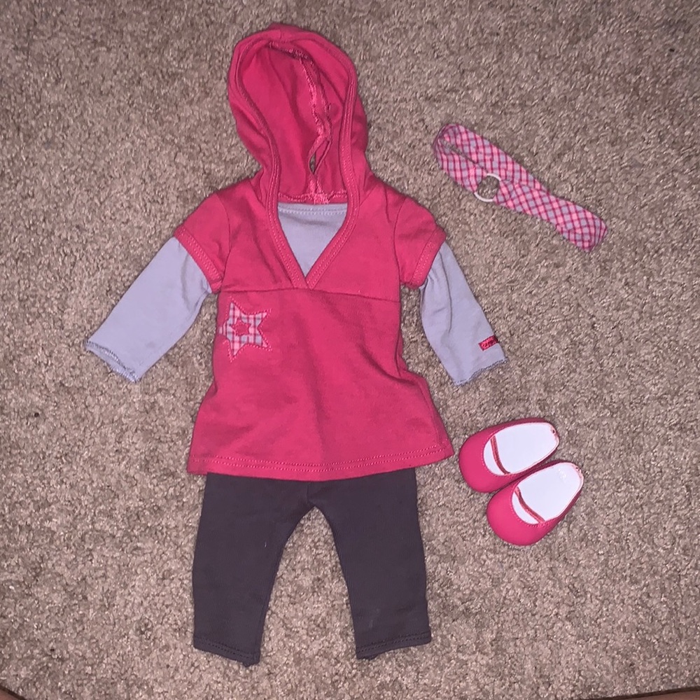 American Girl Star Hoodie Outfit